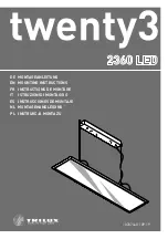 Trilux twenty3 2360 LED Mounting Instructions предпросмотр