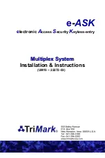 TriMark 22272-03 Installation Instructions Manual preview