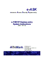 Preview for 1 page of TriMark e-Ask e-FOB System Instructions