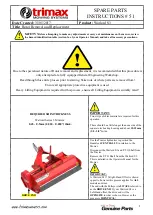 Trimax Warlord 3 Series Instructions Manual preview