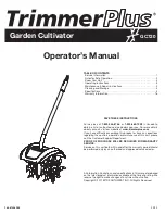 TrimmerPlus GC720 Operator'S Manual preview