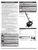 Preview for 3 page of TrimmerPlus GC720 Operator'S Manual