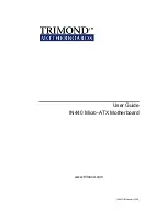 trimond IN440 Micro-ATX User Manual preview