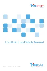 Предварительный просмотр 1 страницы Trina Solar Trinasmart Installation And Safety Manual