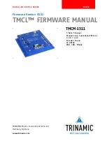 Trinamic TMCM-1311 Firmware Manual предпросмотр