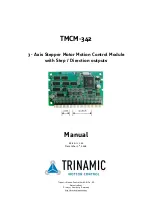 Preview for 1 page of Trinamic TMCM-342 Manual