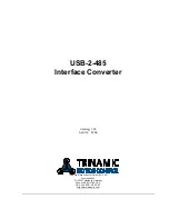 Trinamic USB-2-485 Manual предпросмотр