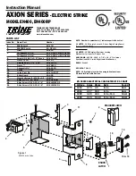 Preview for 26 page of Trine 4100 Electric Strike Installation Instructions Manual