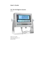 Предварительный просмотр 1 страницы Triner Scale TS 700-SS User Manual