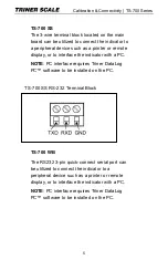 Предварительный просмотр 7 страницы Triner Scale TS 700-WB Calibration Instruction