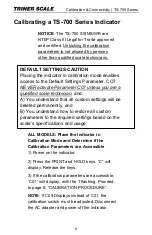 Предварительный просмотр 8 страницы Triner Scale TS 700-WB Calibration Instruction