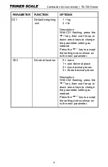 Предварительный просмотр 11 страницы Triner Scale TS 700-WB Calibration Instruction