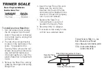 Предварительный просмотр 1 страницы Triner Scale TS-70PX Installation Instructions