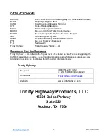 Предварительный просмотр 5 страницы Trinity Highway CAT-350 Assembly Manual