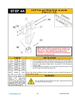 Предварительный просмотр 24 страницы Trinity Highway CAT-350 Assembly Manual