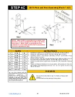 Предварительный просмотр 26 страницы Trinity Highway CAT-350 Assembly Manual