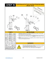 Предварительный просмотр 43 страницы Trinity Highway CAT-350 Assembly Manual