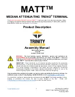 Предварительный просмотр 2 страницы Trinity Highway MATT Assembly Manual