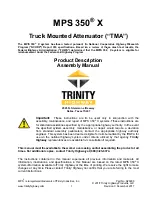 Предварительный просмотр 2 страницы Trinity Highway MPS 350X Product Description Assembly Manual