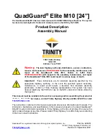 Предварительный просмотр 2 страницы Trinity Highway QuadGuard Elite M10 Product Description Assembly Manual