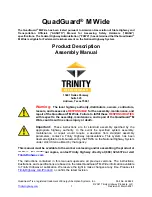 Предварительный просмотр 2 страницы Trinity Highway QuadGuard M Wide Product Description Assembly Manual