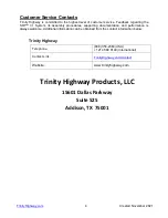 Preview for 5 page of Trinity Highway SRT 31 System Product Description Assembly Manual