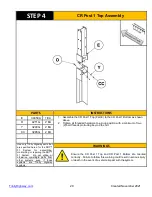 Preview for 21 page of Trinity Highway SRT 31 System Product Description Assembly Manual