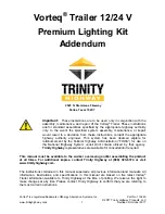 Предварительный просмотр 2 страницы Trinity Highway VORTEQ Premium Lighting Addendum