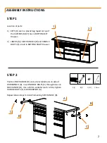 Предварительный просмотр 3 страницы TRINITY Pro 72" 12-DRAWER STAINLESS STEEL ROLLING WORKBENCH Owner'S Manual