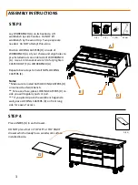 Предварительный просмотр 4 страницы TRINITY Pro 72" 12-DRAWER STAINLESS STEEL ROLLING WORKBENCH Owner'S Manual