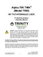 Preview for 2 page of Trinity Alpha 70K TMA 7590 Product Description And Assembly Manual