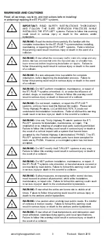 Предварительный просмотр 4 страницы Trinity ET Plus 350 Assembly Manual