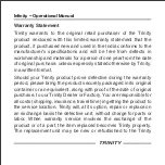 Preview for 2 page of Trinity INFINITY User Manual