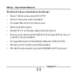 Preview for 7 page of Trinity INFINITY User Manual