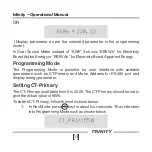 Preview for 18 page of Trinity INFINITY User Manual