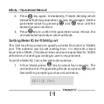 Preview for 19 page of Trinity INFINITY User Manual