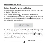 Preview for 22 page of Trinity INFINITY User Manual