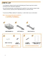 Preview for 2 page of Trinity SLIDING WIRE DRAWER Owner'S Manual