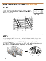 Preview for 6 page of Trinity SLIDING WIRE DRAWER Owner'S Manual