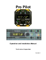 Trio Avionics Pro Pilot Operation And Installation Manual предпросмотр