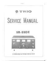 Trio 9R-59DE Service Manual preview