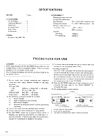 Предварительный просмотр 7 страницы Trio CS-2100A Instruction Manual