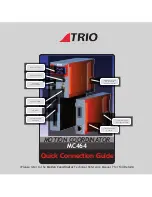 Preview for 1 page of Trio MC464 Quick Connection Manual