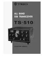 Preview for 1 page of Trio TS-510 Operating Manual