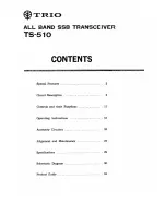 Preview for 2 page of Trio TS-510 Operating Manual