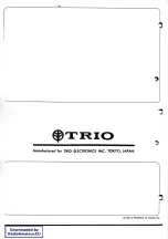 Preview for 35 page of Trio TX-599 Service Manual