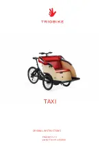 TRIOBIKE Taxi 2019 Original Instructions Manual preview