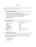 Preview for 1 page of TRIODE trv-35se User Manual