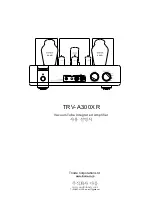 TRIODE TRV-A300XR Manual preview