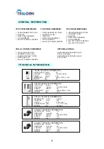 Preview for 4 page of Triogen CH2-50-1 Installation & Operating Instructions Manual